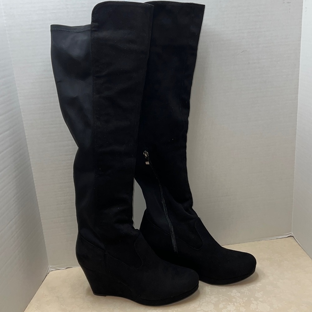 CL by Chinese Laundry Women's Light on Over-The-Knee Boot Size 9.5 Black